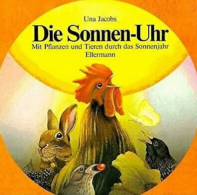 TOP☆Die Schmetterlings-, Sonnen-, Früchte & Samen-, gr. Naturuhr in Utting