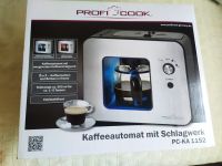 neu Profi Cook PC-KA 1152 Kaffeeautomat m.integ.Schlagwerk, 2in1 Dresden - Niedersedlitz Vorschau