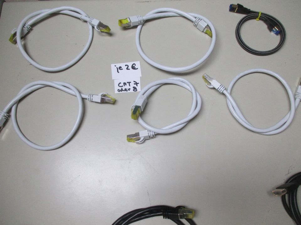 Diverse Kabel LAN, HDMI, Monitor, USB, Telefon 1-5 €/Teil in Bornheim