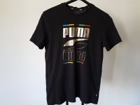 T-Shirt Puma schwarz mit Goldschriftzug Gr. 176 Bayern - Lichtenfels Vorschau