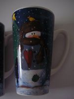 2 Weihnachtstassen - Keramik für Glühwein Tee Schokolade Hessen - Solms Vorschau
