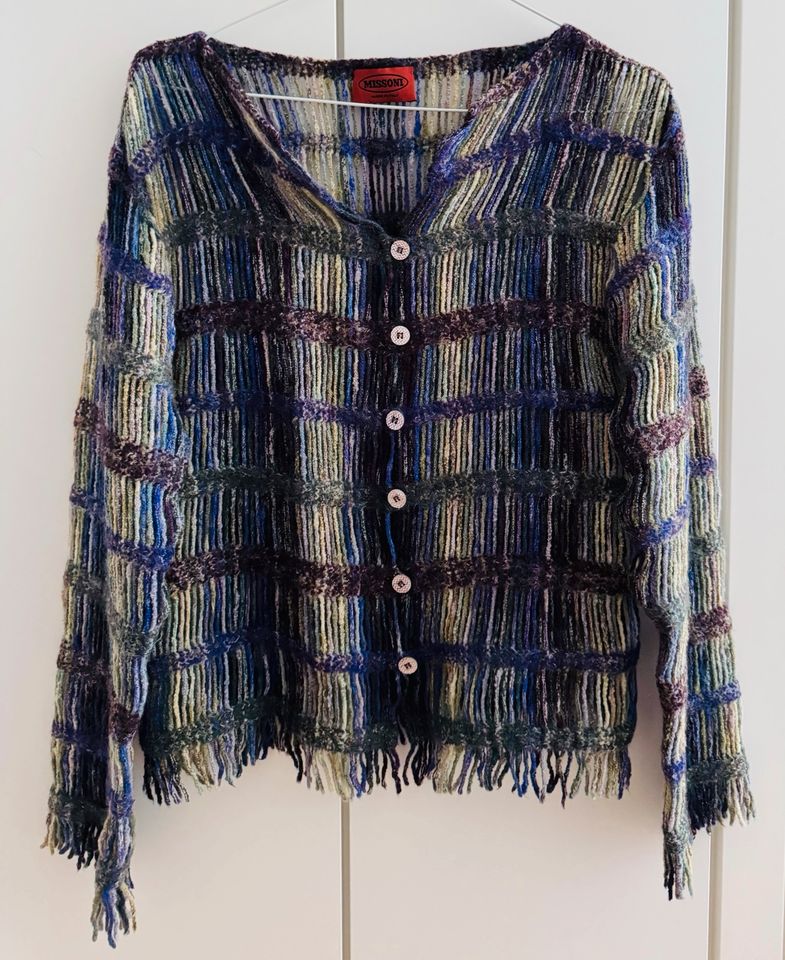 Orig. MISSONI Strickjacke 44/38 Wolle selten in Hamburg