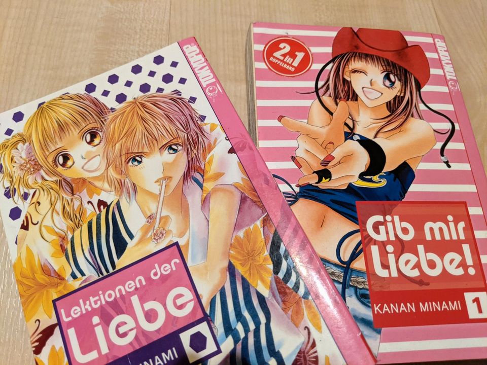 Lektionen der Liebe & Gib mir Liebe Kanan Minami Romance Manga in Mettenheim