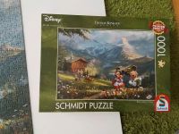 Puzzle 1000 Teile Kinkade Disney Micky Maus in den Alpen Bayern - Rothenburg o. d. Tauber Vorschau