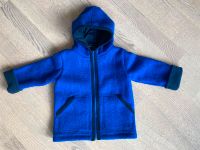 Wollwalk Jacke Gr. 98-104, blau, gefüttert - handemade Hamburg-Nord - Hamburg Alsterdorf  Vorschau