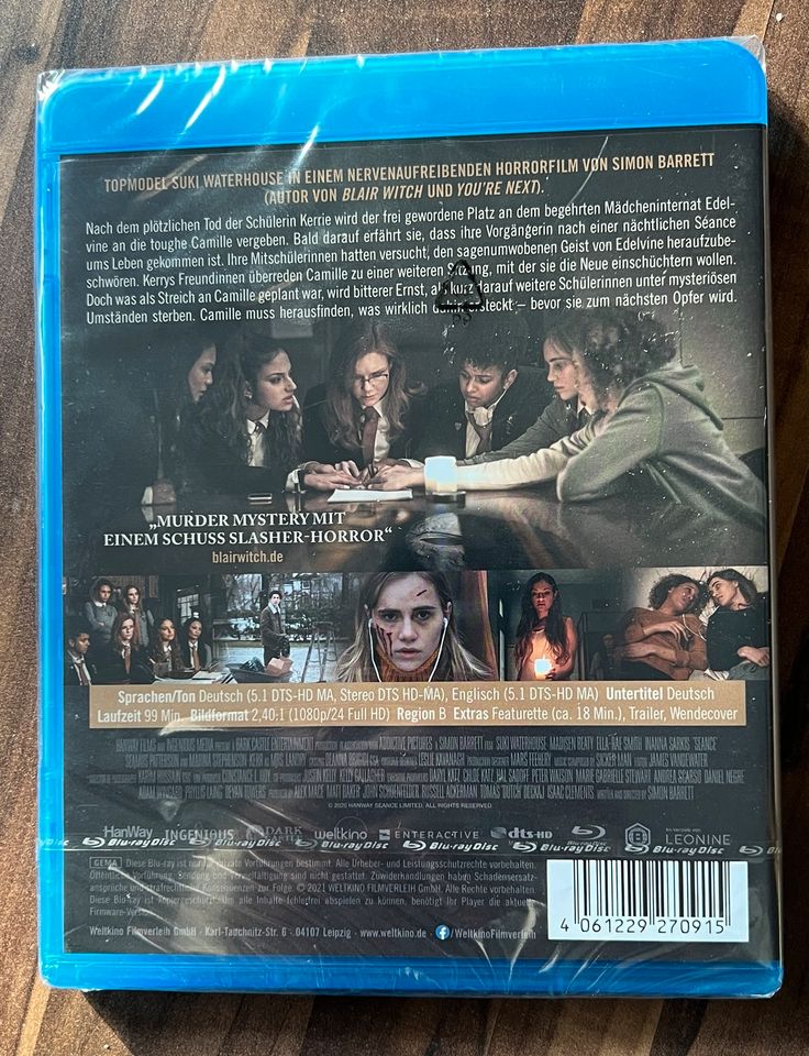 SEANCE, Blu-Ray Disc, Neu u. eingeschweißt in Bad Steben