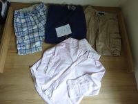 Drei kurze Hosen und ein Hemd Größe 116 = zusammen 8,00€ Niedersachsen - Visbek Vorschau