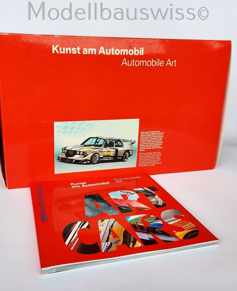 BMW Art Car Roy Lichtenstein - 320i 1977 Gruppe 5 1/18 1zu18 1:18 in Waldshut-Tiengen