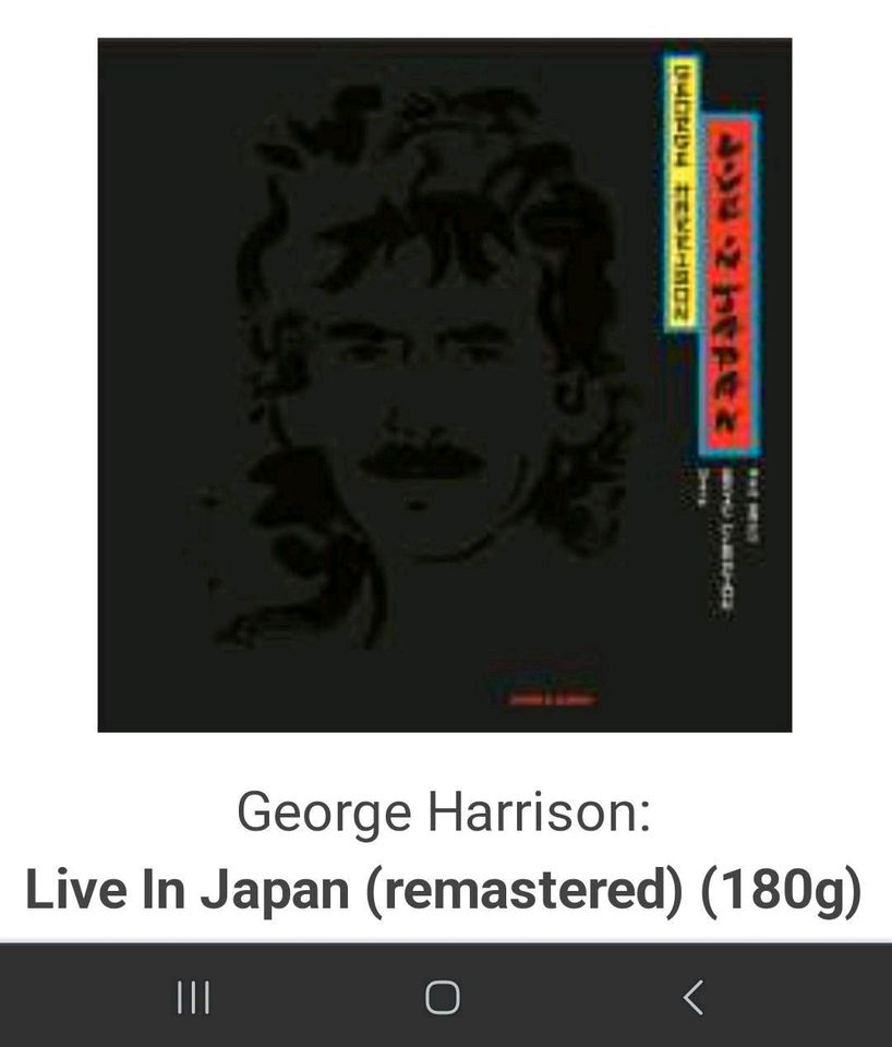 Georg Harrison Schallplatten 2 LPs, Vinyl live in Japan in Freigericht