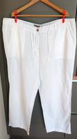 Sommerhose H&M Leinen Gr. 52 weiß Niedersachsen - Seggebruch Vorschau