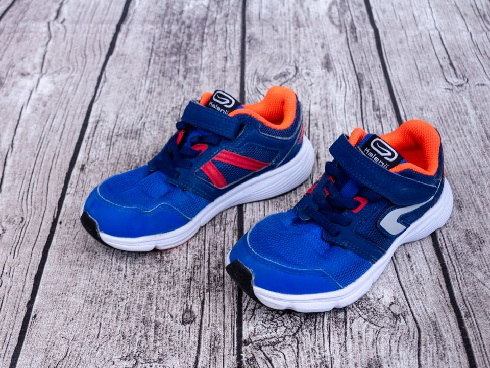 Sportschuhe Laufschuhe Sneaker blau orange Gr. 30