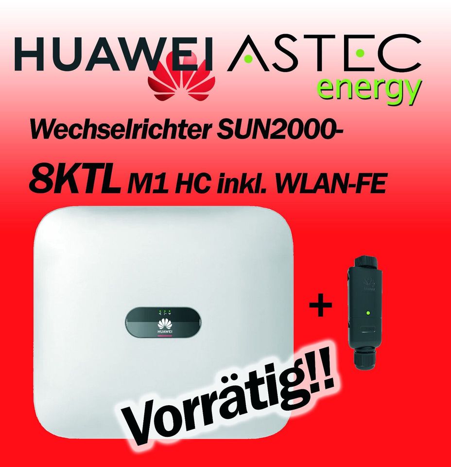 Huawei Wechselricht. SUN2000-8KTL M1 HC inkl. WLAN-FE Dongle TOP in  Nordrhein-Westfalen - Overath | eBay Kleinanzeigen ist jetzt Kleinanzeigen