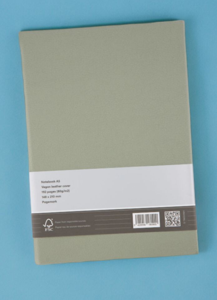 HUGO BOSS Light gray lined notebook A5 in Bochum