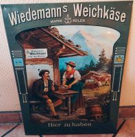 Wiedemanns Weichkase Blechschild. Baden-Württemberg - Kupferzell Vorschau