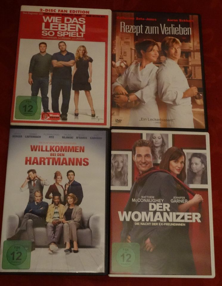 4 Filme Sandler Schweighöfer Womanizer Rezept zum Verlieben DVD in Oranienburg