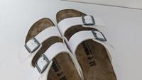 Birkenstock Arizona Weiss (liebevoll getragen) - normales Fußbett Bayern - Feuchtwangen Vorschau