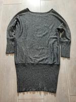 Pulli Kleid Oversized 32 34 XS Silber schwarz Rheinland-Pfalz - Maring-Noviand Vorschau