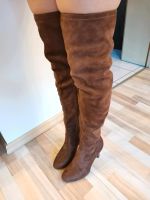 Overknee Stiefel in braunem Wildleder Optik, Gr. 40, NEU Bayern - Oberasbach Vorschau