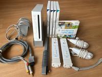 Wii Konsole, 2 Controller + 2 Nunchuks + 5 Spiele, Gamecube Nordrhein-Westfalen - Meerbusch Vorschau