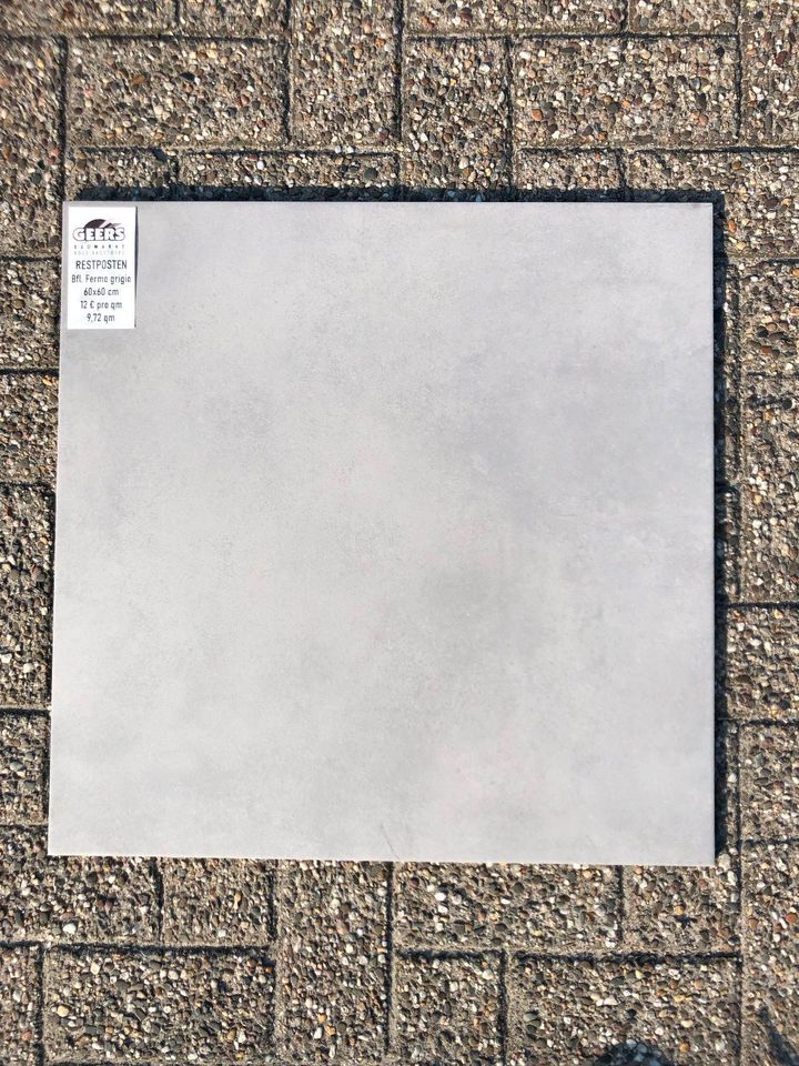 Bodenfliese Fermo grigio 60x60 cm - 9,72 qm in Börger