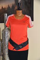 ADIDAS T Shirt orange Gr S/ 176 Label-Badge schwarz Nordrhein-Westfalen - Paderborn Vorschau