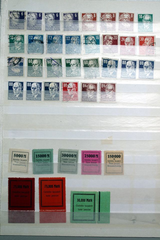 Briefmarken Alt Deutsches Reich Sammlung Posten Nachlass. Einfach in Mühlhausen i.d. Oberpfalz