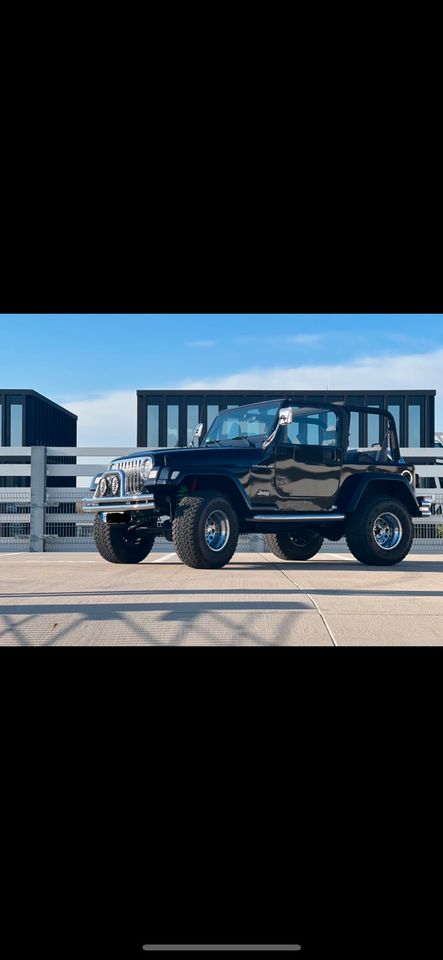 JEEP WRANGLER 4.0 SCHWARZ TOP ZUSTAND VERKAUF ODER TAUSCH‼️‼️ in Heilbronn