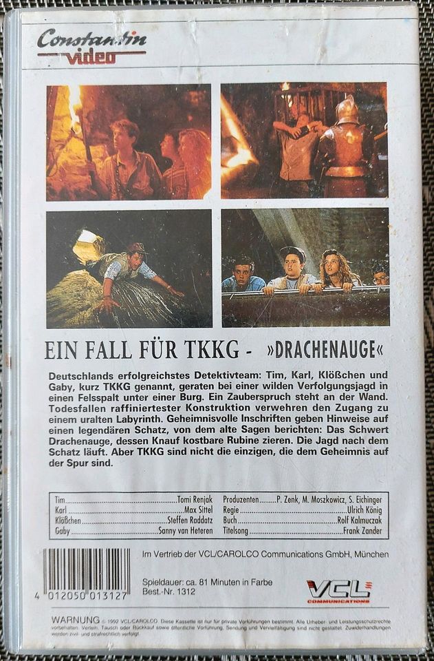 VHS-FILM "Ein Fall für TKKG - Drachenauge" in Schneeberg
