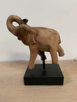 Elefant Holzdeko Elefanten Schnitzerei Skulptur Deko Thailand Schleswig-Holstein - Barsbüttel Vorschau