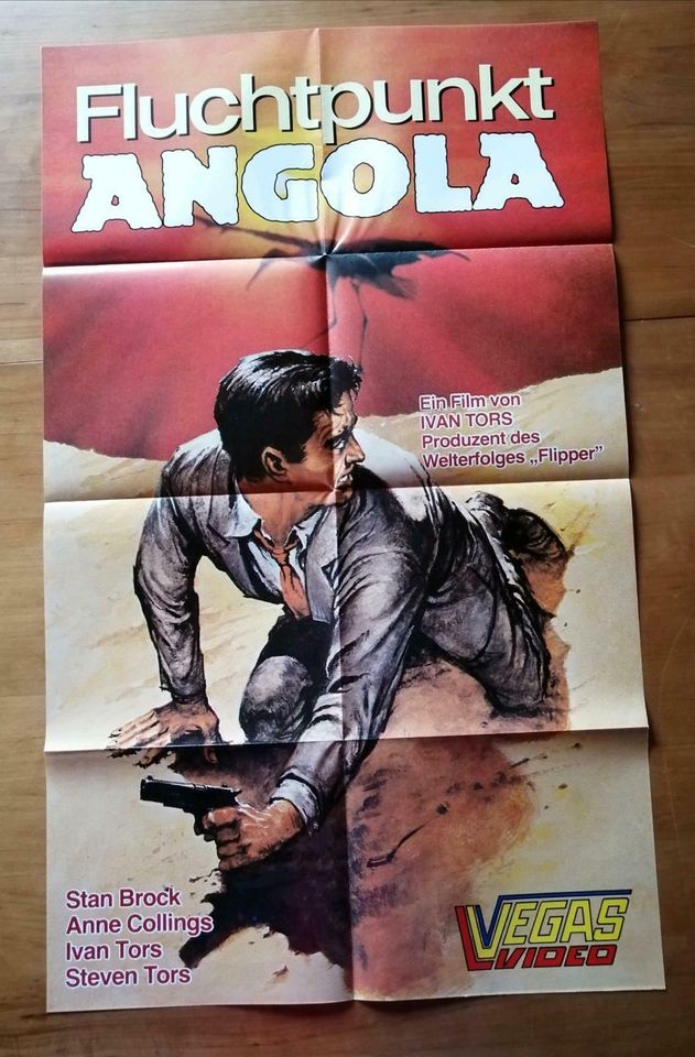 Fluchtpunkt Angola Filmplakat ca. 41 cm / 68,5 cm in Frammersbach