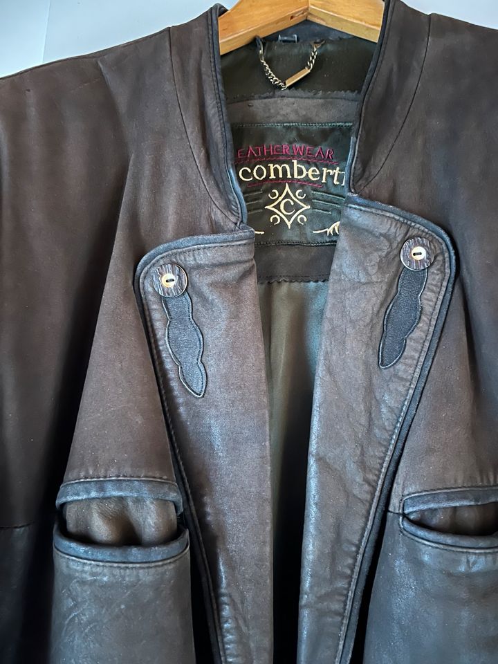 Lederjacke Trachten C.Comberti braun Gr. 54 in Erkrath