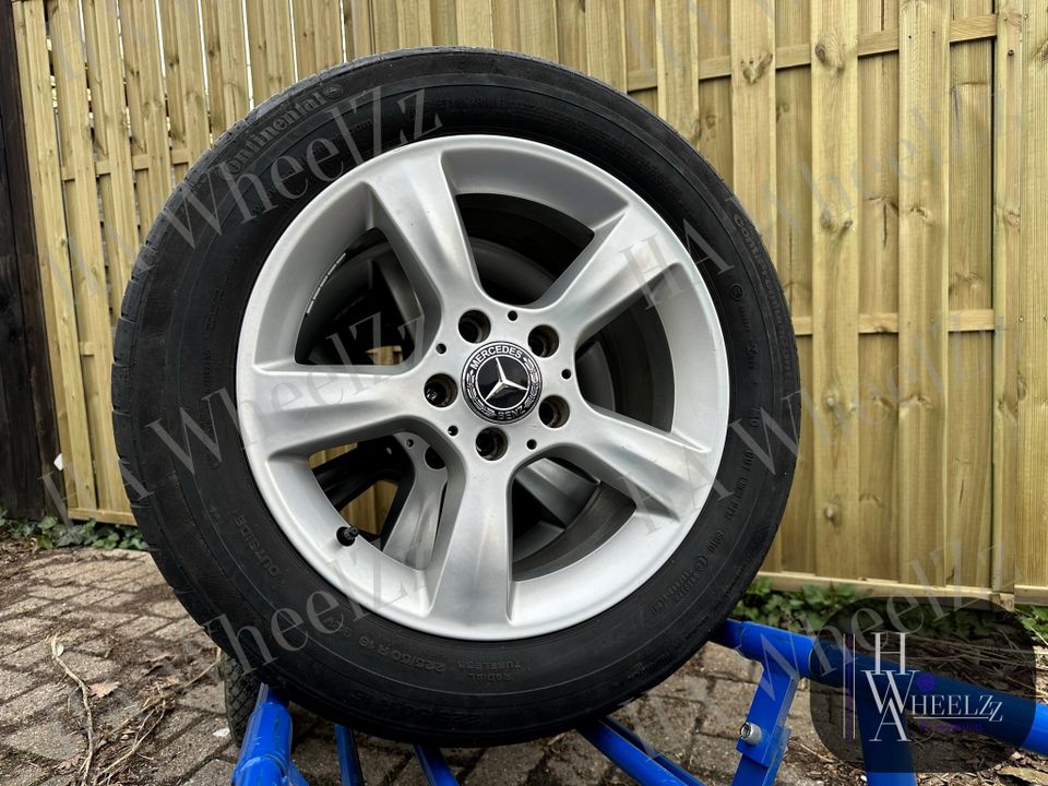 SEHR GEPFLEGT ➡️ ORIGINAL 7J+ 8x16 Alufelgen Mercedes Benz C-Klasse W203 16 Zoll Sommerräder ➡️ A2034012902 + A2034013102 ➡️Felgen 5x112 205/55+ 225/50 R16 Sommer Reifen Sommerreifen CLK W208 W209 SLK in Bünde