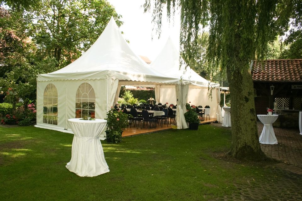 Pagode, Pagodenzelt, Hochzeitszelt, Eventzelt, Spitzdachzelt in Salzbergen