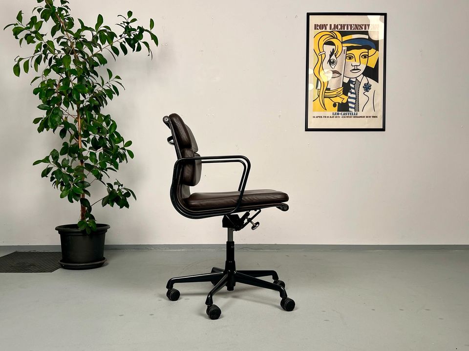 Eames EA-217 Alu-Chair Leder | Vitra Herman Miller Büro-Stuhl in Duisburg