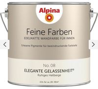 1x neue 2,5l Alpina Farbe (Nr. 08) zu verkaufen Rheinland-Pfalz - Emmelshausen Vorschau