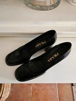 Prada Pumps 39 schwarz Blockabsatz 2x getragen* top Dithmarschen - Buesum Vorschau