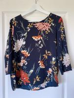 Bluse / Blusenshirt, dunkelblau, floraler Print, Größe 38, ONLY Niedersachsen - Verden Vorschau