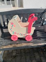 Puppenwagen Kinderwagen Holz rosa blau Blumen Nordrhein-Westfalen - Langerwehe Vorschau