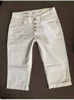 Q/S by s.Oliver „Catie“ ¾ Capri Hose Slim Fit Low Rise W 34 Weiß Niedersachsen - Hoya Vorschau