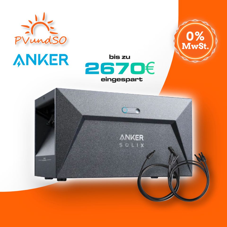 Anker SOLIX Solarbank E1600 Speicher Balkonkraftwerk in Elze