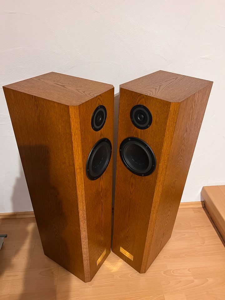 Audiodata Bijou High-End Lautsprecher aus 1 Hand Dynaudio Bässe in Windeck