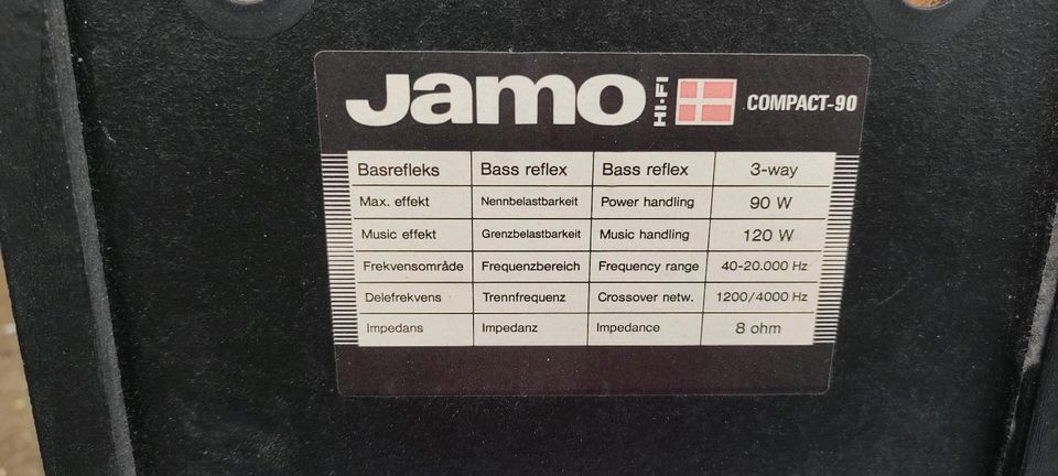 Lautsprecher Boxen 90W, Retro-Boxen in Schöntal