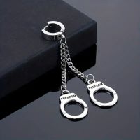 Neues Paar Creolen Handschellen Ohrringe in der Farbe Silber Niedersachsen - Uchte Vorschau