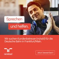 Kundenbetreuer (m/w/d) Deutsche Bahn in Frankfurt Frankfurt am Main - Bockenheim Vorschau