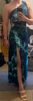 Maxikleid mit Schlitz, M, petrol Bayern - Hof (Saale) Vorschau