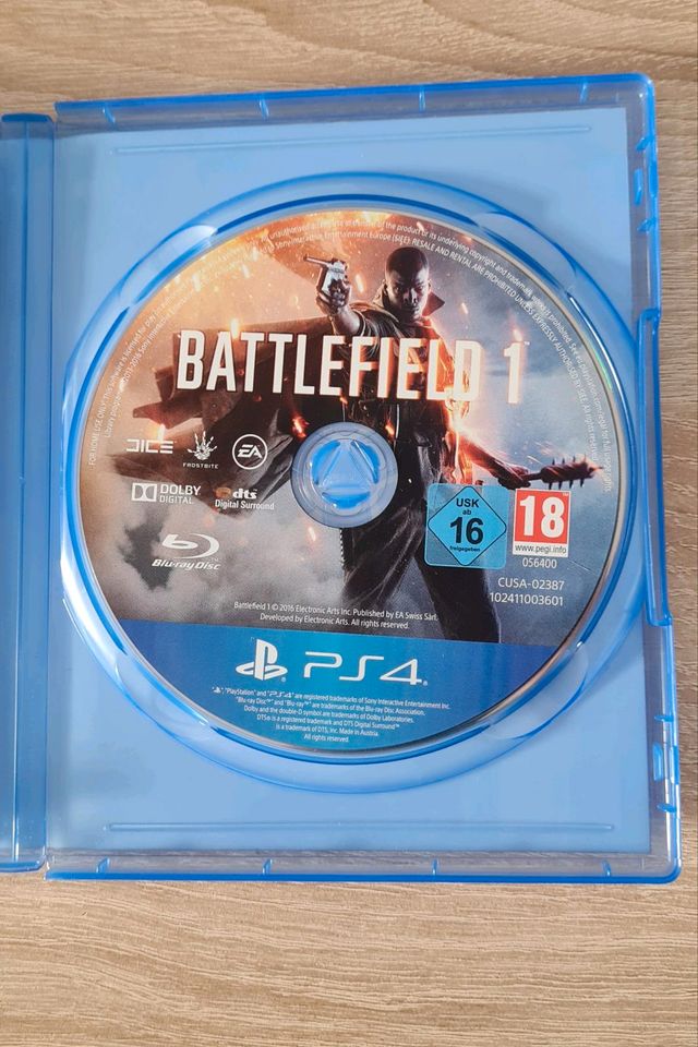 Battlefield 1 (Sony PlayStation 4, 2016) in Bruchmühlbach-Miesau