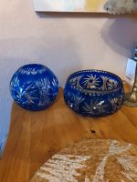 Kristall Schale , Vase kobaldblau Wandsbek - Hamburg Eilbek Vorschau