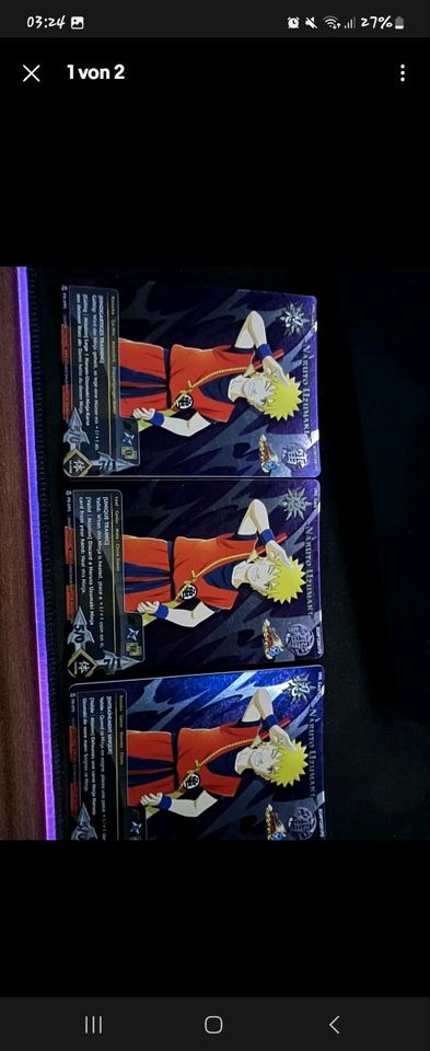 Naruto Collecting Card Game Naruto X Goku Selten ! Top Zustand in Norden