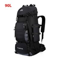 Großvolumiger Camping-Rucksack 90 l schwarz Sachsen - Hohndorf Vorschau