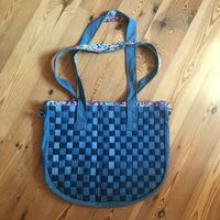 Upcycled Jeans Handtasche / Shopper  "Unikat"  unbenutzt Bayern - Egglham Vorschau